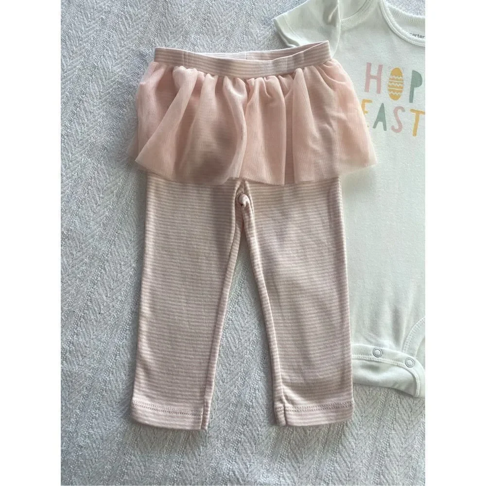 CARTER’S BABY GIRL 18M 2-PIECE EASTER TUTU SET
